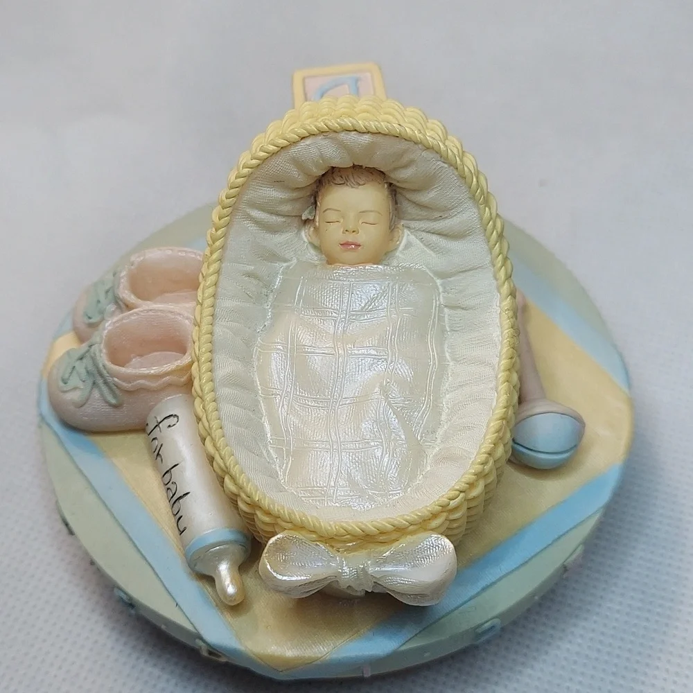 Vintage Our America newborn baby scene 